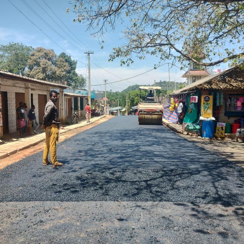 Balagram Anyarthulu road, Idukki : Tarring completed